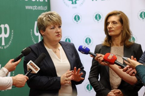 dr Ewa Zapora podczas wywiadu